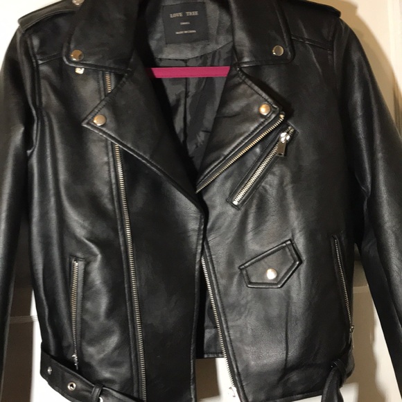 Faux leather jacket - Picture 3 of 3